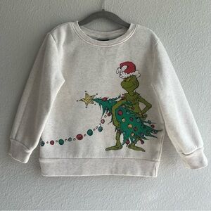 How The Grinch Stole Christmas and Max kids unisex holiday oatmeal sweatshirt